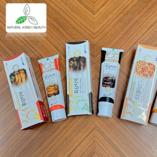 Kem đánh răng Hàn Quốc vị Keo Ong, Hắc Sâm, Nhân Sâm chính hãng REFRESH & CLEAN (ĐỘC QUYỀN) - NKB