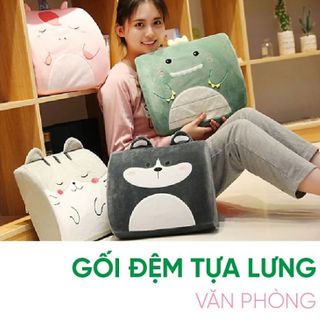 Gối tựa lưng cao su non Cà rốt