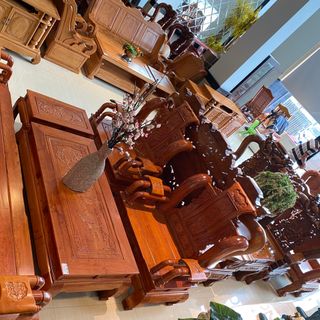 bàn ghế salon gỗ tự nhiên tần thủy hoàng