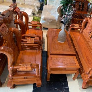 bàn ghế salon gỗ tự nhiên tần thủy hoàng