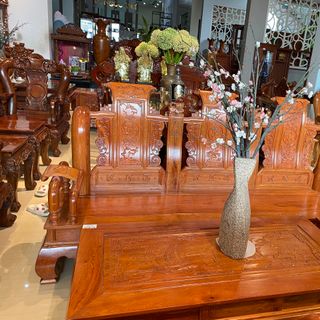 bàn ghế salon gỗ tự nhiên tần thủy hoàng