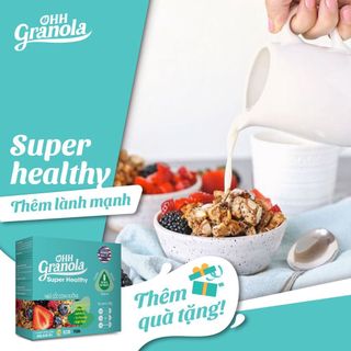 Ngũ Cốc Granola, Ăn Vặt Super Healthy (Ohh Granola), Mix Trái Cây Sấy, Mắc Ca, Hạnh Nhân, Hạt Điều