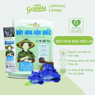 Bột Hoa Đậu Biếc Nguyên Chất 100% 120g Tiện Lợi 1 Gói Sử Dụng - Bột Dalahouse