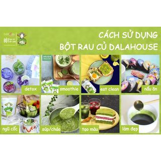 Bột Hoa Đậu Biếc Nguyên Chất 100% 120g Tiện Lợi 1 Gói Sử Dụng - Bột Dalahouse