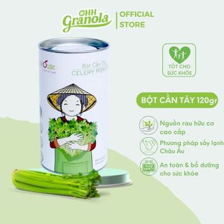 Bột Cần Tây Nguyên Chất Dalahouse, Lon Thiếc 120gram, đẹp dáng hiệu quả, thanh lọc làm mịn da - ANNI GROUP PP CHÍNH HÃNG