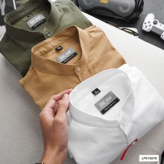 Sơ mi trụ linen phpng cách .