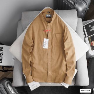 Sơ mi trụ linen phpng cách .