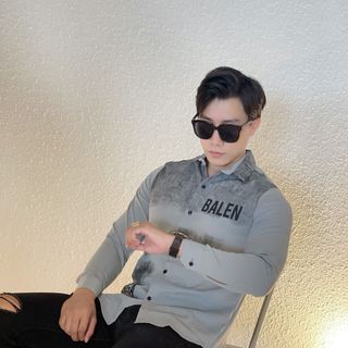 ÁO SƠ MI NAM, ÁO SƠ MI VẢI ĐŨI IN LOANG SO HOT