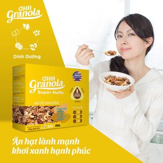 Ngũ Cốc Giảm Cân Ăn Vặt Super Healthy , Supper Nutty, Mix Trái Cây Sấy, Mắc Ca, Hạnh Nhân Hạt Điều Combo 2 hộp