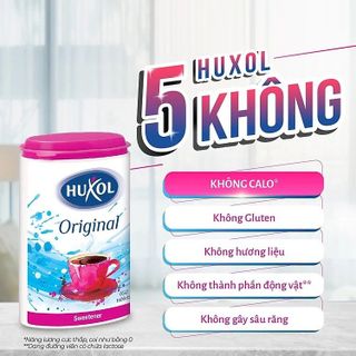 Đường Ăn Kiêng Huxol Original 650 viên – Nhập khẩu chính hãng từ Đức - Dành cho người tiểu đường, giảm cân