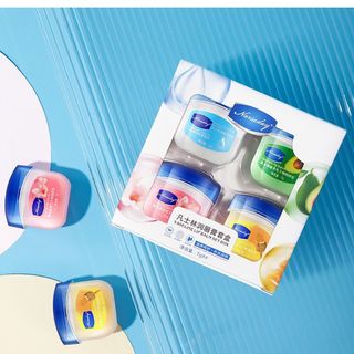 Set dưỡng môi vaseline 4 hủ 4 mùi