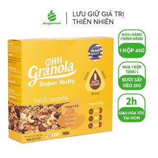 Snack Ăn Liền - Ngũ Cốc Hạt Siêu Dinh Dưỡng Dòng Super Nutty (Ohh Granola) 250g, Phối Trộn 7 Loại Hạt Cao Cấp Theo Tiêu Chuẩn FDA - Hoa Kỳ giá sỉ