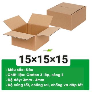 Thùng carton 15*15*15 giá sỉ