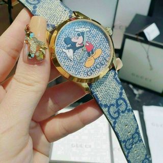 ĐỒNG HỒ NỮ GUCCl MICKEY DA CAO CẤP SALE
