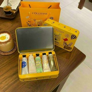 Hộp 5 tuýp kem dưỡng da tay thần thánh L’OCCITANE hộp vàng sang trọng giá sỉ