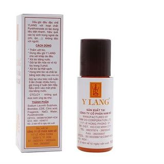 Dầu Gội Đầu Y Lang Chí - 100ml