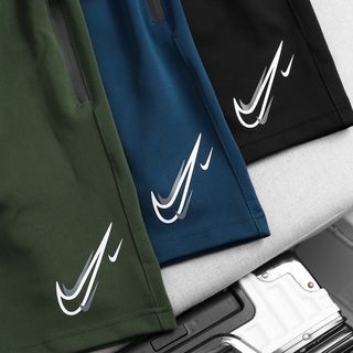 Quần short nam, quần đùi thể thao nam, chất thể thao chất thun poly 2 da chính phẩm, khoá kéo zip xịn chống nước, size từ 55kg - 85kg