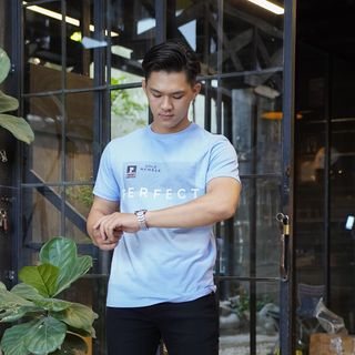 ÁO THUN NAM CỔ TRÒN PERFECT, Cotton Mịn