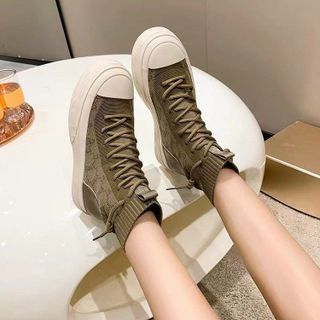 Giày nữ cổ cao cổ chun giãn đẹp 9
