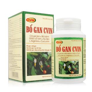 Bổ gan CVIN - Viên uống giải độc gan tăng cường chức năng gan từ cà gai leo và cao xạ đen giá sỉ