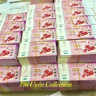 Sỉ Tiền Con Mèo Macao 100 Patacas kỷ niệm 2023 Lì Xì Tết độc đáo ý nghĩa