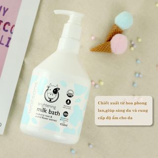 Sữa Tắm Con Bò Watsons Brightening Milk Bath 450ml Thái Lan.