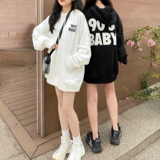 Áo hoodie in 90s baby form dưới 70kg giá sỉ