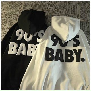 Áo hoodie in 90s baby form dưới 70kg