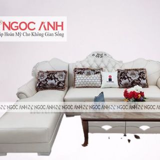 Sofa tân cổ điển màu trắng