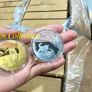 Sỉ số lượng Cặp Xu Mèo Úc mạ Vàng Bạc kỷ niệm 2023 Lì Xì Tết độc đáo ý nghĩa