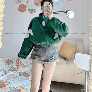 Áo khoác dù lửng cánh dơi phối 3 form dưới 65kg đẹp