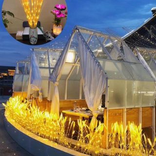 Đèn LED Trang Trí Hình Bông Lúa, Bó 10 Bông Màu Vàng Ấm