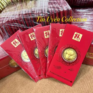 Sỉ Bao Lì Xì Mèo Mạ Vàng Hồng Kông 2023 tài lộc may mắn Lì Xì Tết rất sang trọng, đẹp mắt, độc đáo