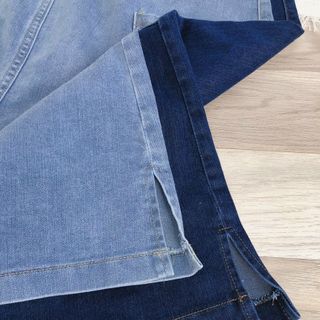 Yếm jean dài có co dãn