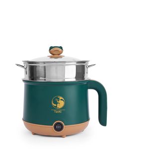Nồi lẩu điện đa năng mini TEKKIN SD05 2 tầng chiên xào lẩu hấp nấu lẩu cho 1 2 người