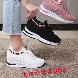 Giày thể thao nữ chất vải dệt viền cổ đẹp D02