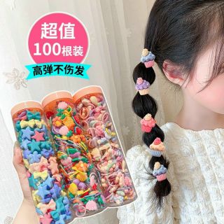 BỘ DÂY BUỘC TÓC CAO SU CO GIÃN PHONG CÁCH HÀN QUỐC