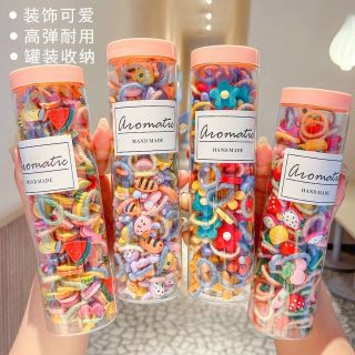 BỘ DÂY BUỘC TÓC CAO SU CO GIÃN PHONG CÁCH HÀN QUỐC