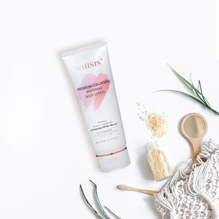 Sữa dưỡng thể làm trắng da, chống nắng WHISIS PREMIUM COLLAGEN WHITENING BODY LOTION