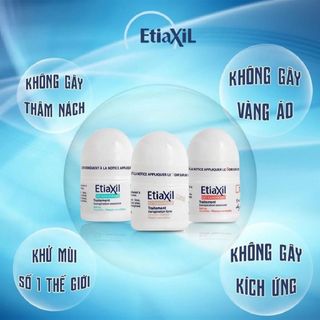 Lăn khử mùi Etiaxil hỗ trợ cải thiện mùi hôi hiệu quả chính hãng Pháp 15ml