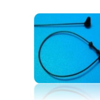 Ti xỏ nhọn 5 inch màu đen