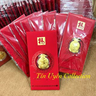 Sỉ số lượng Bao Lì Xì Thần Tài mạ Vàng Hồng Kông