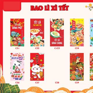 Bao lì xì truyền thống 2023