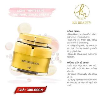 Kem ngừa mụn dưỡng trắng da KN Beauty - Moisturing Acne giá sỉ - giá bán buôn giá sỉ