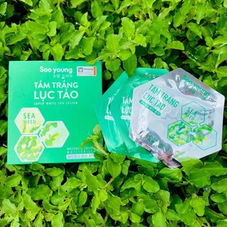 Tắm Trắng Lục Tảo Soo Young 180gram, An Toàn Cho Da, Trắng Sáng Tự Nhiên.