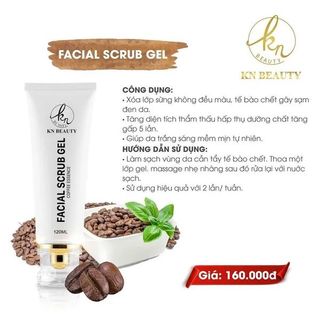 Gel tẩy tế bào chết cà phê KN Beauty – FACIAL SCRUB GEL giá sỉ - giá bán buôn giá sỉ