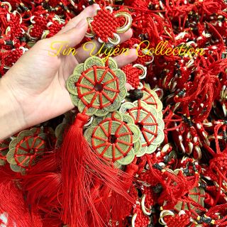Sỉ số lượng Dây Xu Hoa Mai Phong Thủy 10 Cánh Mai Hoa Thập Toàn May Mắn Tài Lộc