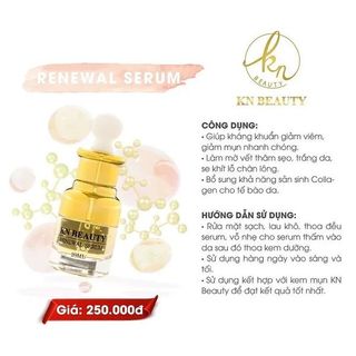 Serum ngừa mụn dưỡng trắng da KN Beauty - Renewal Serum giá sỉ - giá bán buôn giá sỉ