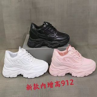 Giày thể thao nữ đế độn Chất da mềm đẹp 912