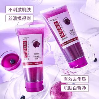 Tẩy Tế Bào Chết Mâm Xôi Đen GinBi (200ml) Làm Sạch Da, Dưỡng Ẩm, Trắng Da, Bổ Sung Khoáng Chất, Chăm Sóc Làn Da
